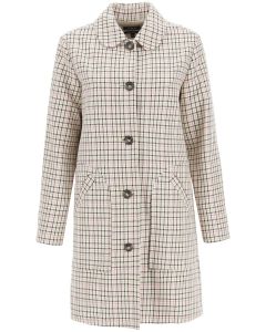 A.P.C. Houndstooth Button-Up Coat