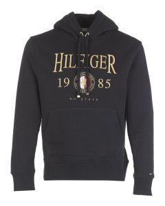 Tommy Hilfiger Logo Embroidered Drawstring Hoodie