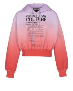Versace Jeans Couture Gradient-Effect Drawstring Hoodie