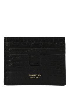 Tom Ford Embossed Logo Printed Cardholder