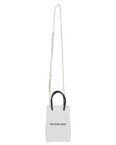 Balenciaga Shopping Phone Holder Tote Bag