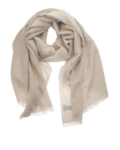 Cashmere and silk sequined scarf