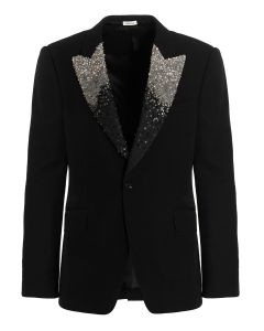 Alexander McQueen Crystal Embellished Blazer