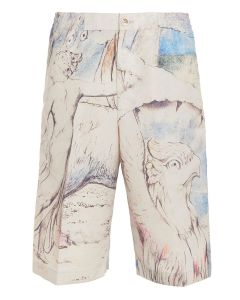 Alexander McQueen Allover Printed Chino Shorts