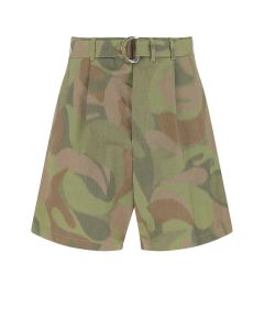 Marni Graphic Printed Belted Shorts
