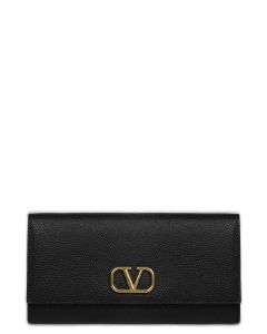 Valentino VLogo Signature Foldover Top Wallet
