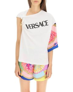 Versace Asymmetric Safty-Pin T-Shirt