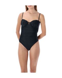 Ruched Bust-cup Swimsuit