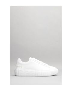 La Greca Sneakers In White Leather