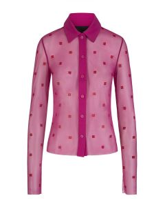 Givenchy Tulle 4G Patterned Shirt