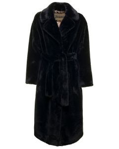 Herno Belted Faux-Fur Coat