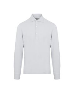 Brunello Cucinelli Buttoned Long-Sleeved Polo Shirt