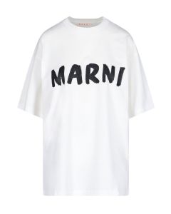 Marni Logo Printed Crewneck T-Shirt