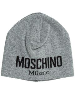 Moschino Logo Intarsia Beanie