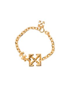 Arrow Gold-colored Metal Bracelet Off White Woman