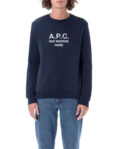 A.P.C. Logo Embroidered Crewneck Sweatshirt