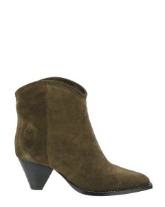 Isabel Marant Pointed Toe Slip-On Ankle Boot