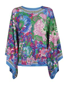 Oversized Printed Top