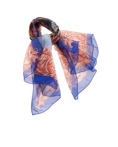 Daphnis and Chloe scarf in blue