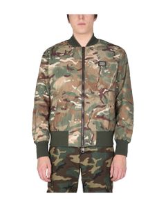 Camouflage Print Jacket