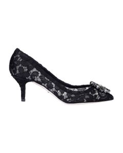 Embroidered Pumps