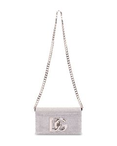 Dolce & Gabbana Crystal Mesh 'dg Logo' Clutch