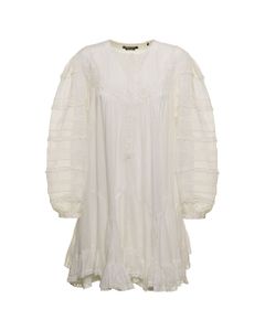 Gyliane Isablel Marant Woman's White Cotton Blend Dress