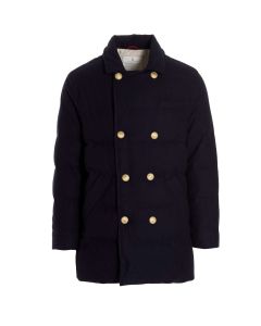 Brunello Cucinelli Double-Breasted Padded Coat