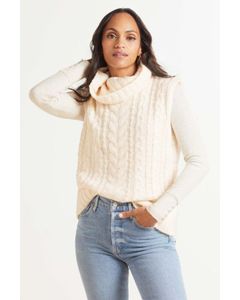 Cable Vest Pullover