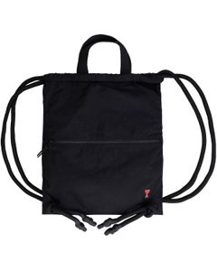 Ami Ami De Coeur Logo Plaque Drawstring Backpack