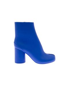 Maison Magiela Woman's Blue Rubber Tabi Ankle Boots