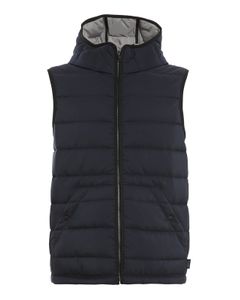 Hooded padded vest