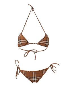Burberry Check Triangle Bikini Set