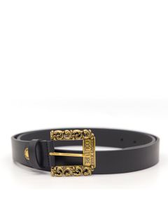 Versace Jeans Couture Barocco-Detailed Buckle Belt