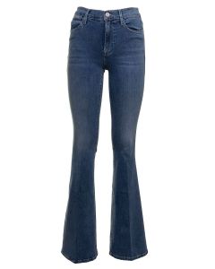 Frame High-Waist Flared Jeans