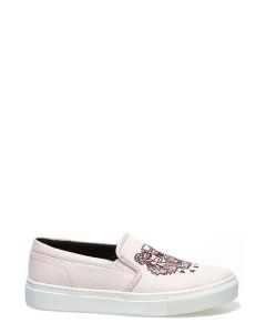 Kenzo Tiger Embroidered Slip-On Sneakers