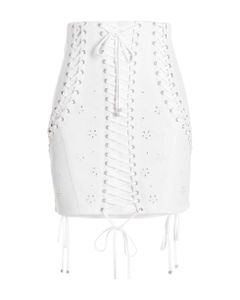 Lace-up Detail Skirt