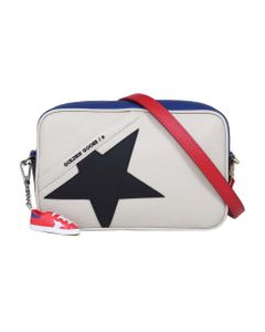 Golden Goose Star Bag In Leather With Rubberized Star