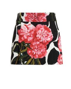 Dolce & Gabbana Allover Floral Printed Mini Skirt
