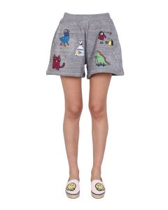 Dsquared2 Graphic Printed High-Waisted Track Shorts