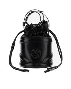 Alexander McQueen Panelled Drawstring Bucket Bag
