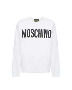 Moschino Logo-Printed Crewneck Sweatshirt