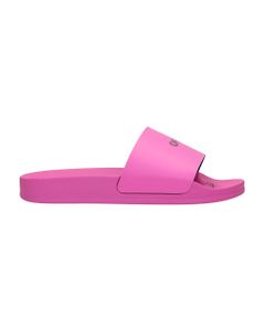 Flats In Fuxia Rubber/plasic