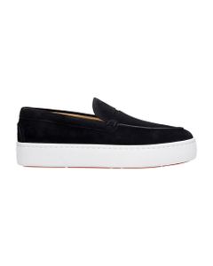 Paqueboat Loafers In Black Suede