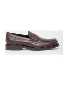 Bordeaux Leather Loafers