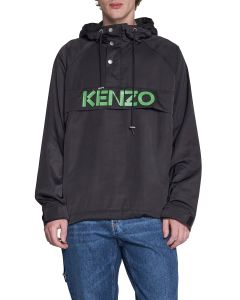 Kenzo Logo Printed Drawstring Hoodie