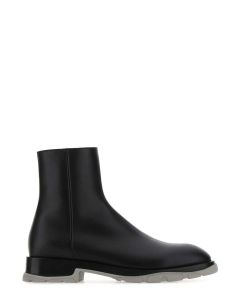 Alexander McQueen Slim Tread Slip-On Ankle Boots