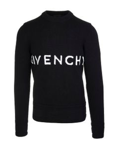 Man Givenchy 4g Pullover In Black Cotton