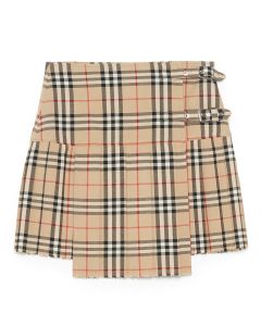 Burberry Vintage Check Kilt Skirt