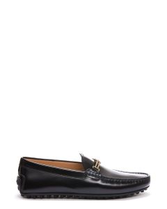 Tod's Logo-Plaque Slip-On Loafers
